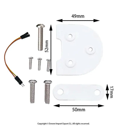Complete 10*2 inch kit for Xiaomi scooter WHITE