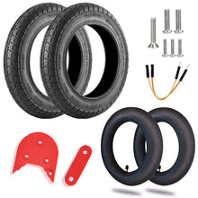 Charger l&#39;image dans la galerie, Kit complet 10*2 pouce pour trottinette Xiaomi rouge
