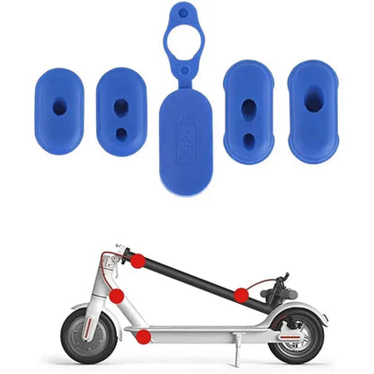 Rubber kit for Xiaomi scooter cables, blue