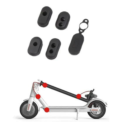Kit cahoutchouc pour cables trottinette Xiaomi noir
