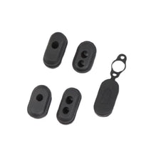 Charger l&#39;image dans la galerie, Kit cahoutchouc pour cables trottinette Xiaomi noir
