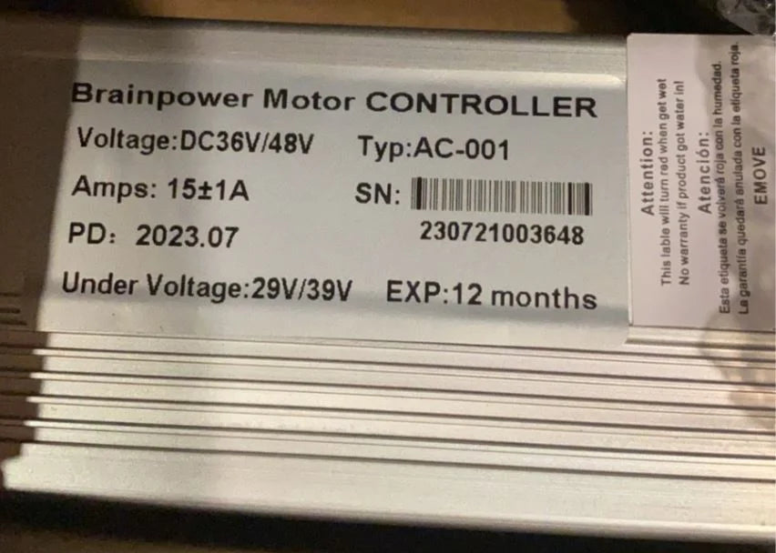 36V/48V Bike Controller Kits