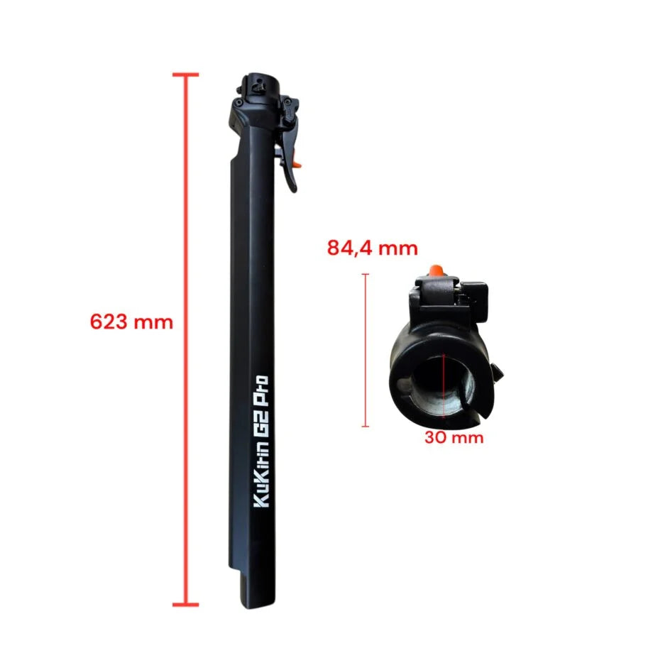 Mât de trottinette freestyle Kukirin G2 Pro, homologué, version 2024