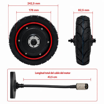 Moteur arrière pour scooter double Ecoxtrem M41 Tank