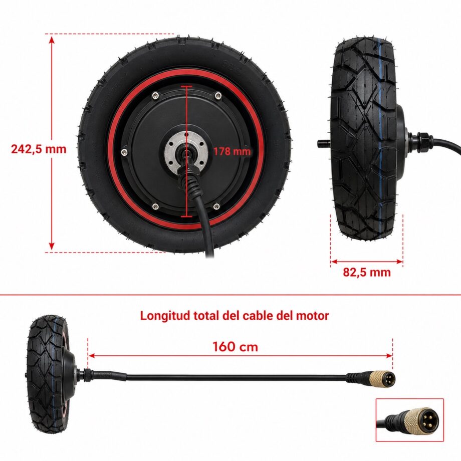 Moteur avant pour scooter double Ecoxtrem M41 Tank