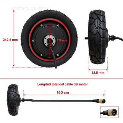 Moteur avant pour scooter double Ecoxtrem M41 Tank