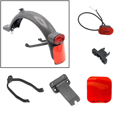 Complete rear mudguard kit for Xiaomi, metal bracket for 8.5 and 10 inch phones