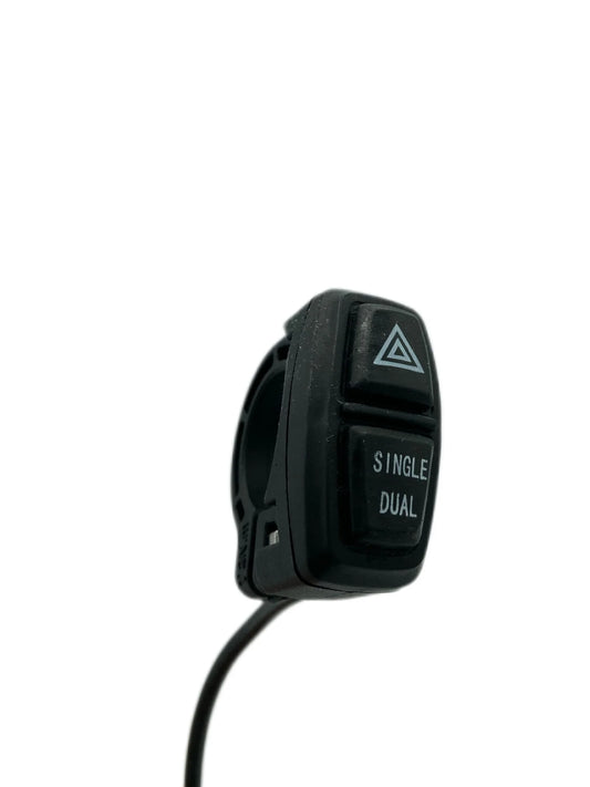 Simple dual button panel and waterproof warning