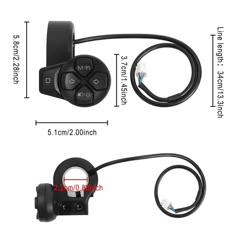 Button Panel for Segway Ninebot ZT3 Pro