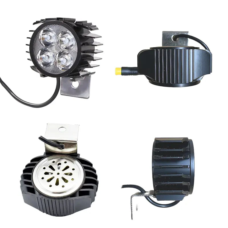 Phare LED avec klaxon – 12-72V – Etanche - Smartgyro et compatible