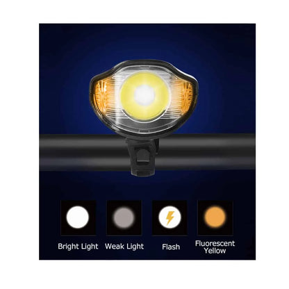 Suniik removable front headlight with horn