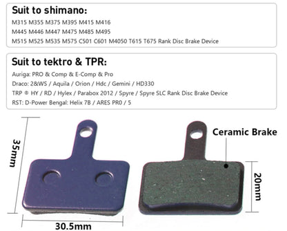 Plaque de frein avec disque hydraulique en résine - ref 1001