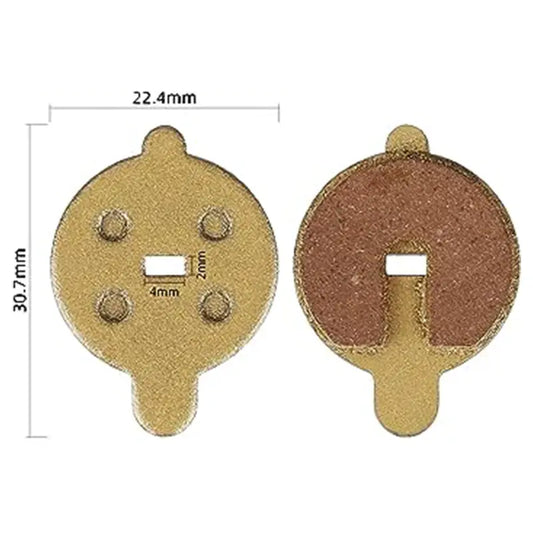 Plaquette de frein semi-métallique pour scooter Niu Suniik