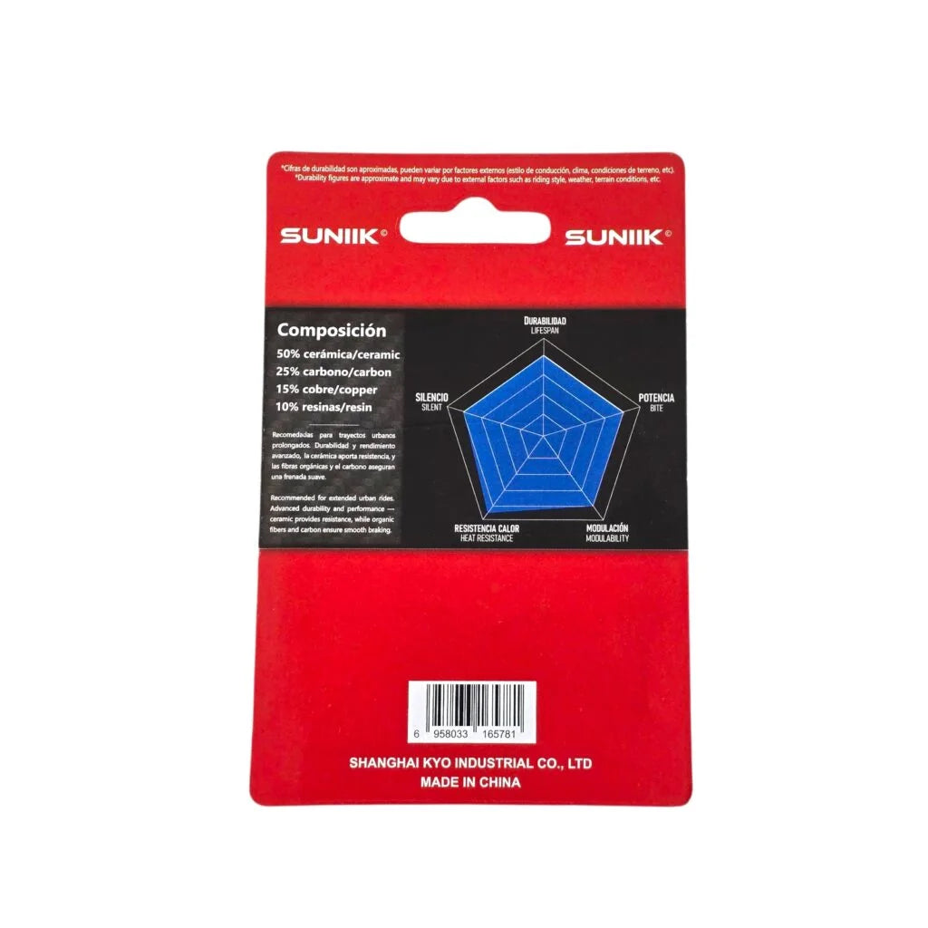 Plaquettes de frein en céramique pour Smartgyro Suniik