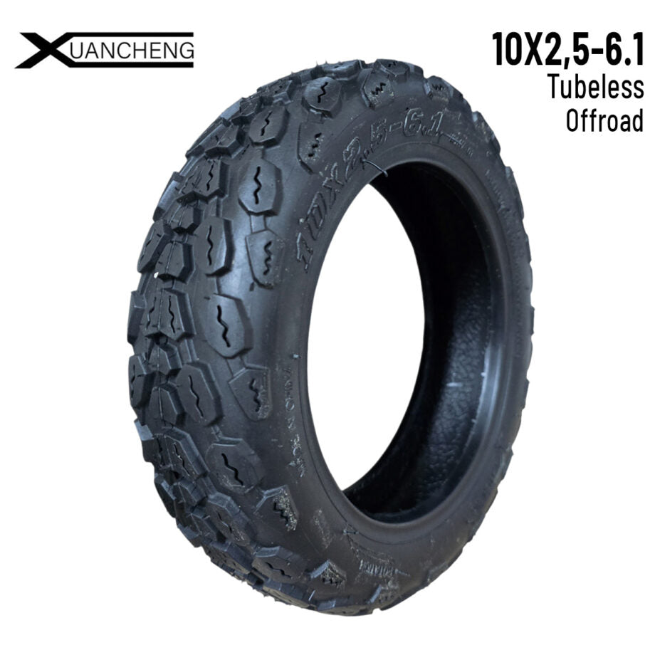 Pneu tubeless 10×2,5-6,1