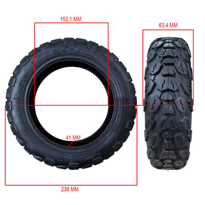Pneu tubeless 10×2,5-6,1