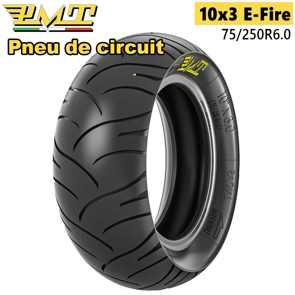 Pneu 75/250R6.0 (10″ x 3.0) E-Fire tubeless