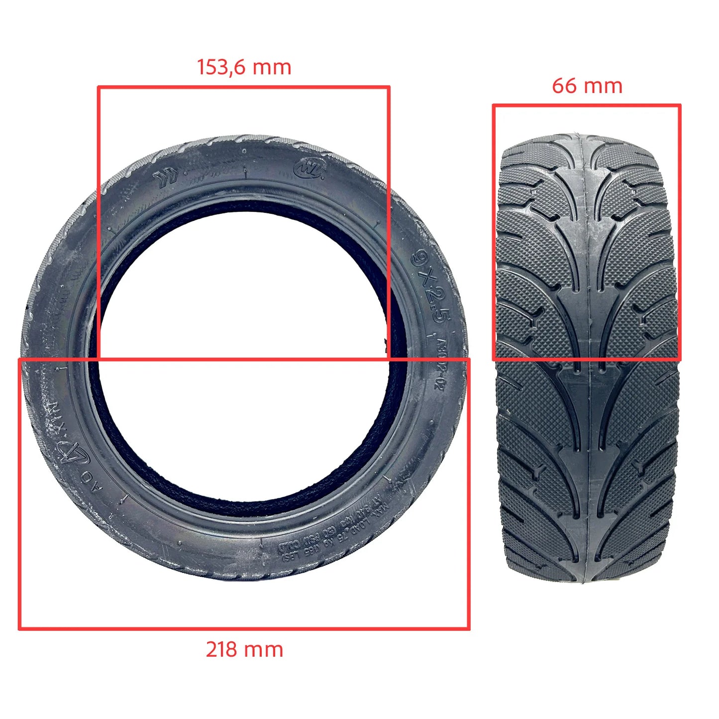 AOXIN 9×2.5 Tire