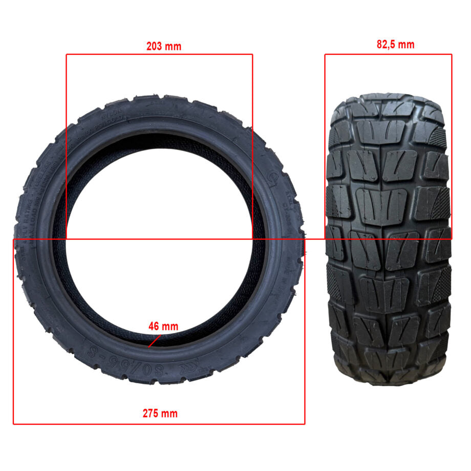 Pneu Navee XT5 Tubeless Offroad 80/55-8