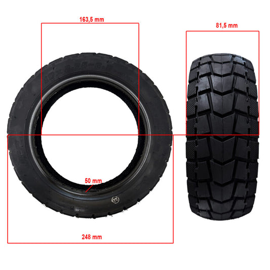 Pneu Tubeless 10×2.75-6.5 Tout terrain Aoxim