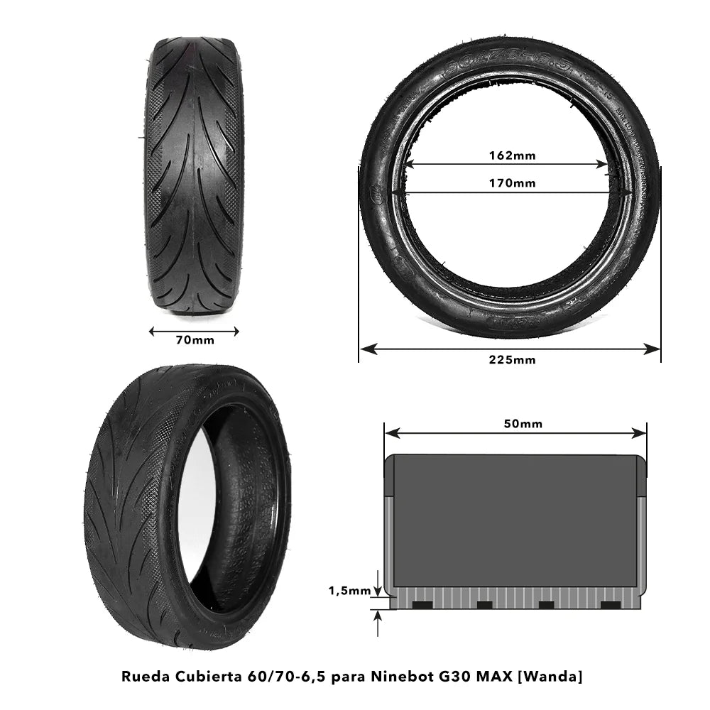 Pneu 60/70-6.5 Innova Tubeless Innova