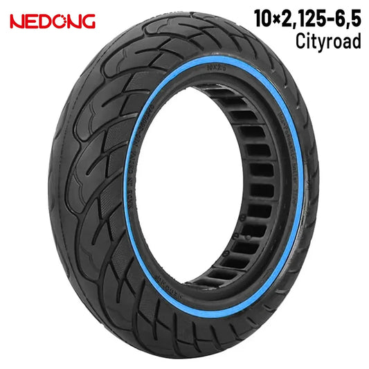 Pneu plein 10×2.125-6.5 -36 mm Bleu