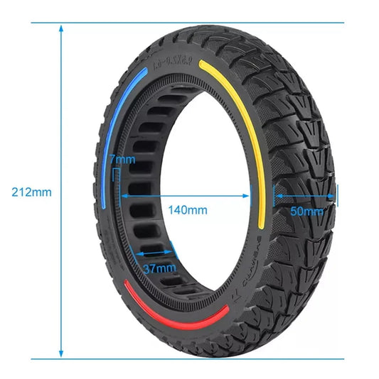 All-terrain solid tire 9x2.5 -6.1 Cityneye