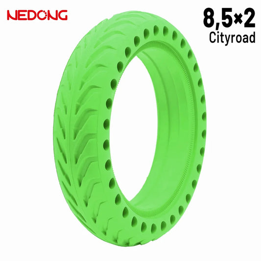 Nedong 8 x 2 Perforated Solid Tire, Green