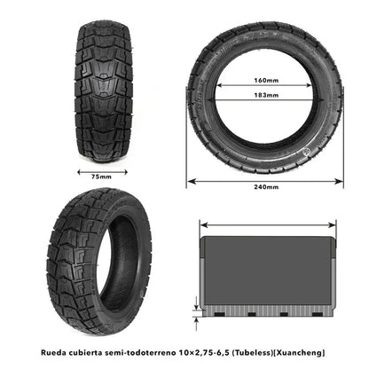 Tubeless tire 10x2.75-6.5 Xuancheng