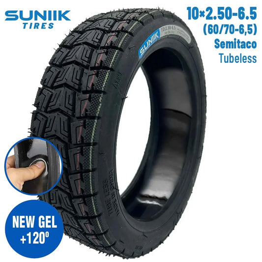 Suniik 10×2.5-6.5 -60/70-6.5 puncture-resistant gel tire
