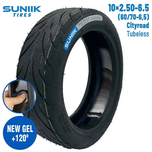 Tire with puncture-resistant gel 10×2.5-6.5 (60/70-6.5) Cityroad