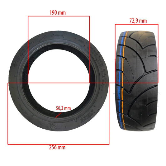 70/60-7.5 Tubeless Tire with Puncture-Resistant Gel for ZT3