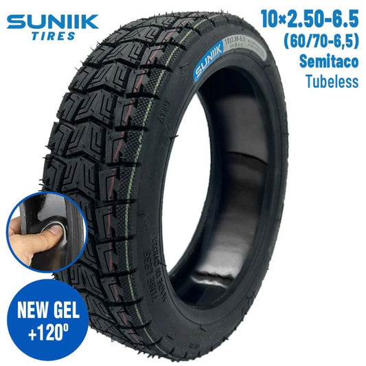 Tubeless tire 10×2.5-6.5 -60/70-6.5 Suniik GEL
