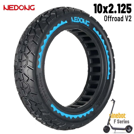 Solid tire 10×2.125-6.5 - 42.5 mm Blue Nedong