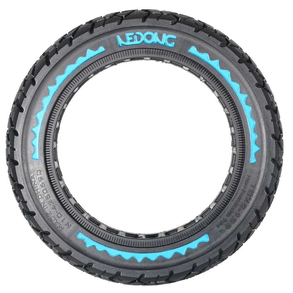 Pneu plein 10×2.125-6.5 - 42.5 mm Bleu Nedong