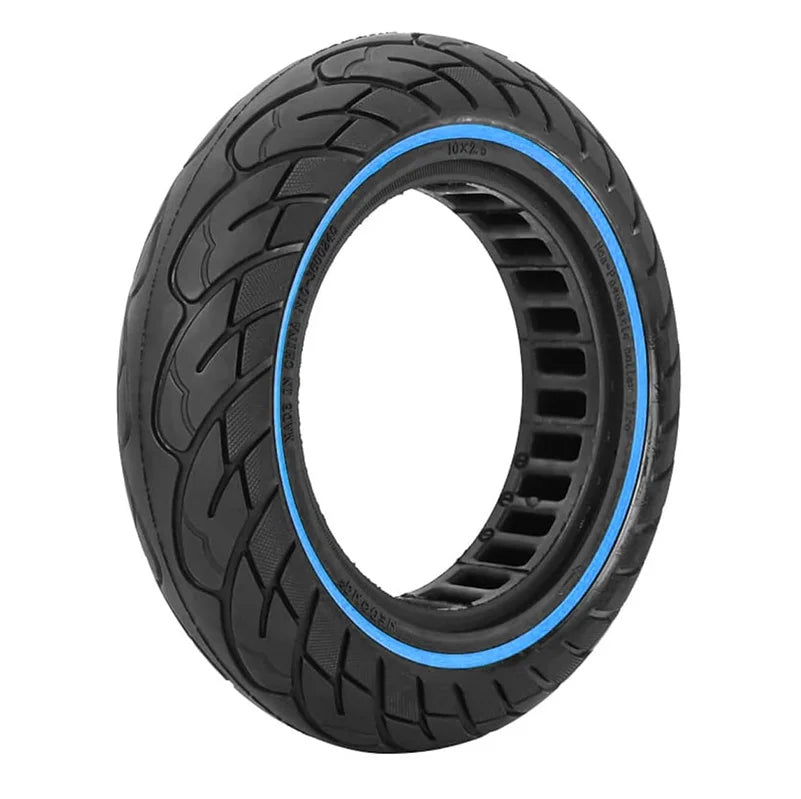 Pneu plein 10×2.5-6 10×2.5-6 Bleu (34MM)