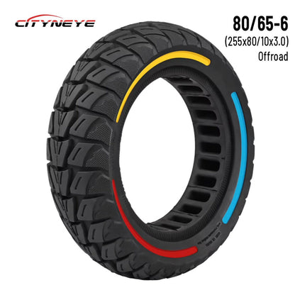 Pneu plein 10×3.0/255×80 (80/65-6) 43MM - Cityneye