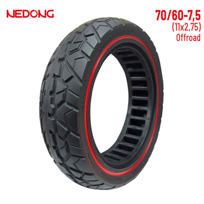 Pneu plein 70/60-7.5 Rouge  ZT3 Nedong