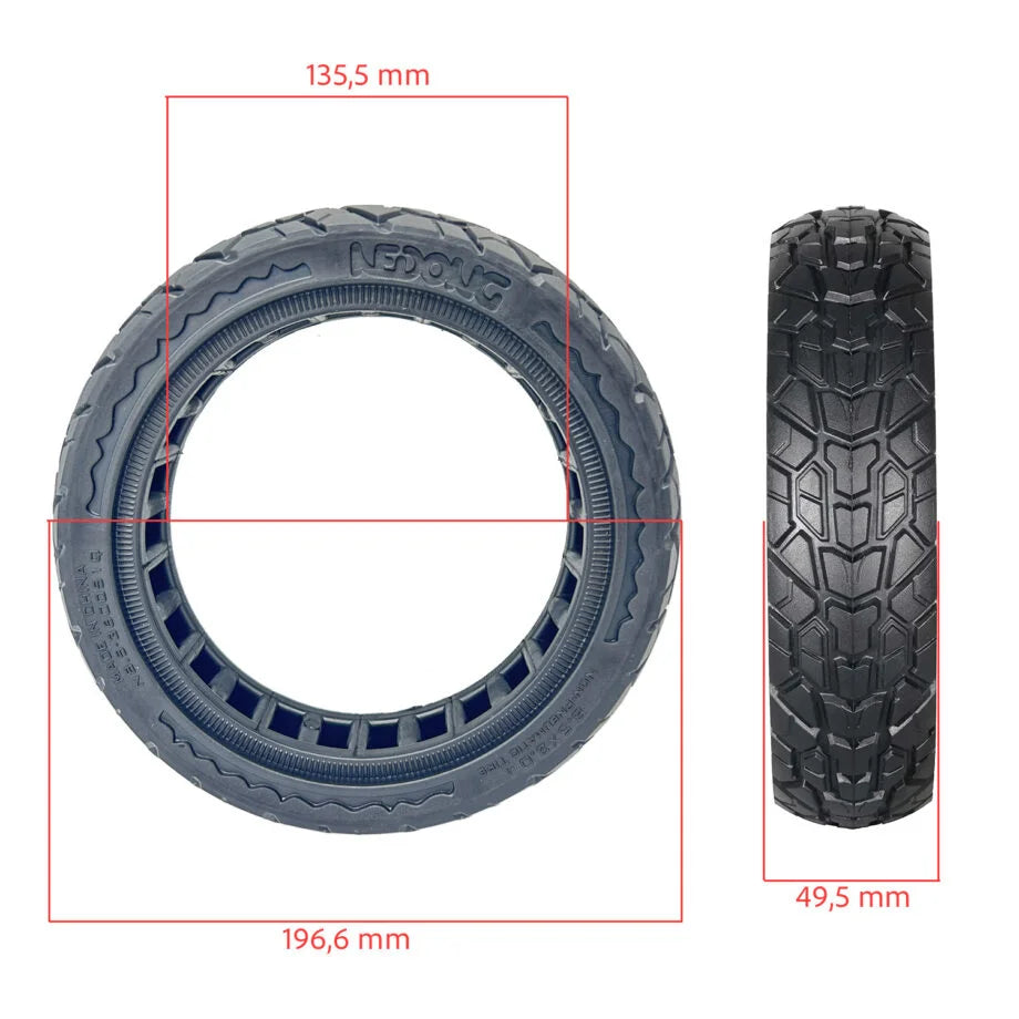 Solid tire 8.5×2 - ultra-light Nedong black all-terrain