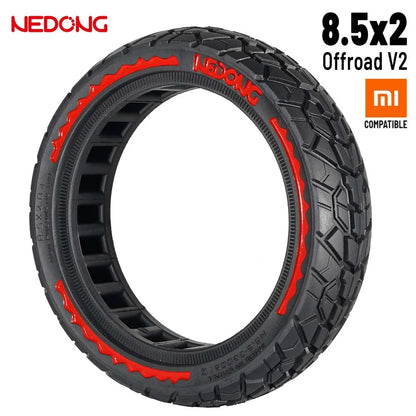 Solid tire 8.5×2 - ultra-light Nedong red all-terrain