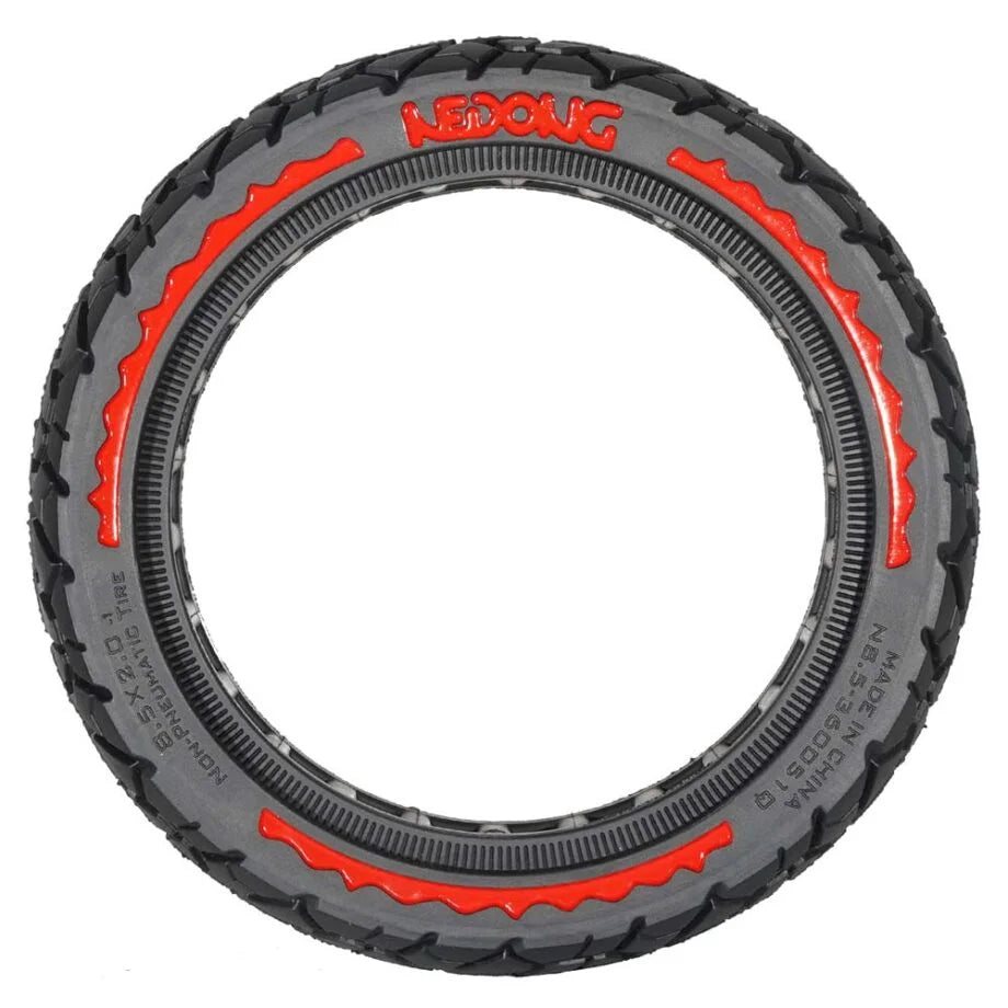 Solid tire 8.5×2 - ultra-light Nedong red all-terrain