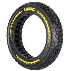 Nedong 10×2.125-6.5 42.5 mm Yellow Solid Tire