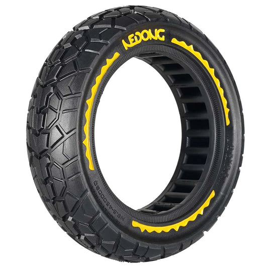 Ultra-lightweight solid tire 9.5 × 2.5 all-terrain version V2 yellow