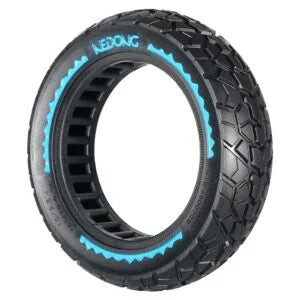 Pneu plein bleu 10×2,5-6,5 – Tout-terrain 44 mm Nedong