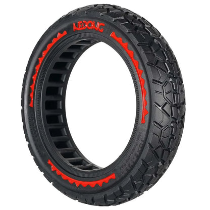 Nedong 10×2.125-6.5 42.5 mm Red Solid Tire