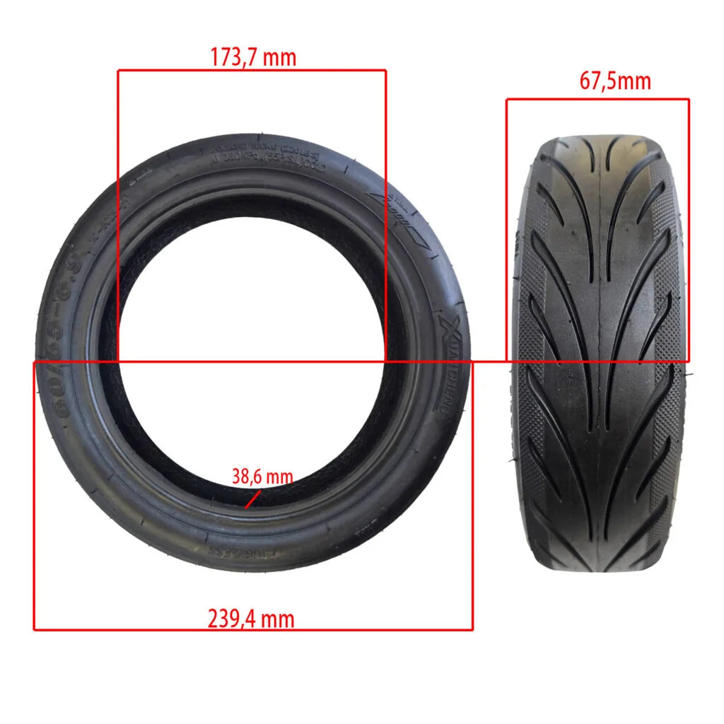 Pneu tubeless 60/65-6.9 Xuancheng
