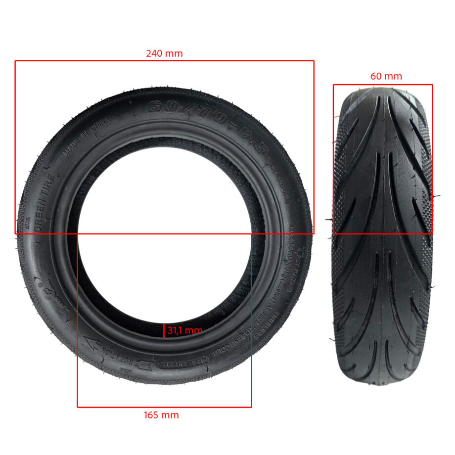 60/70-6.5 tubeless tire for Ninebot E2 Pro Yuanxing