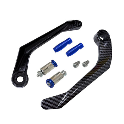 Protection de levier PEGS Carbon bleu gauche & droite
