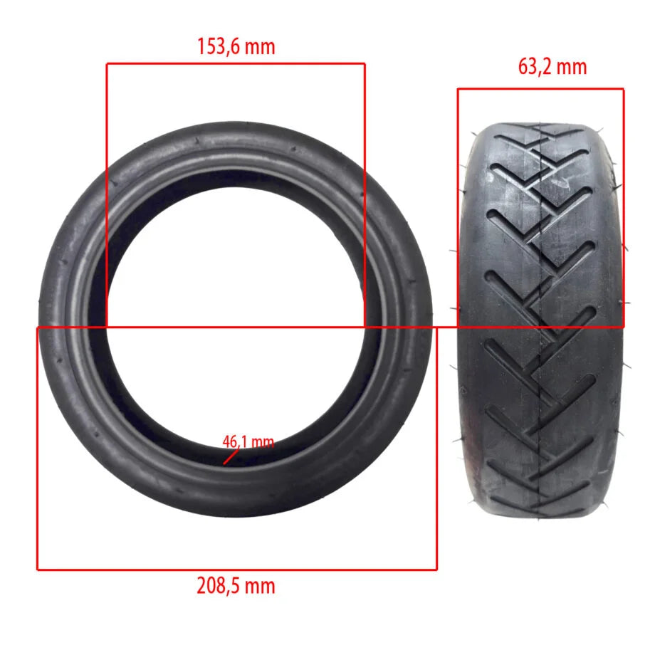 Roue 8.5x2-6.1 CST + Chambre à air