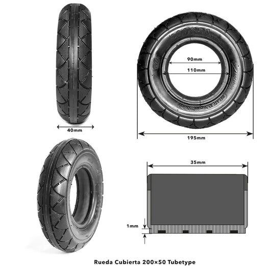 200×50 Tubetype Tire